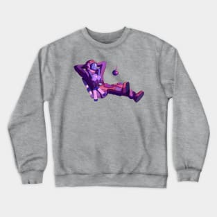 Chilling in Space Crewneck Sweatshirt